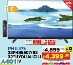PHİLİPS 32 UYDU ALICILI LED TV TELEVİZYON